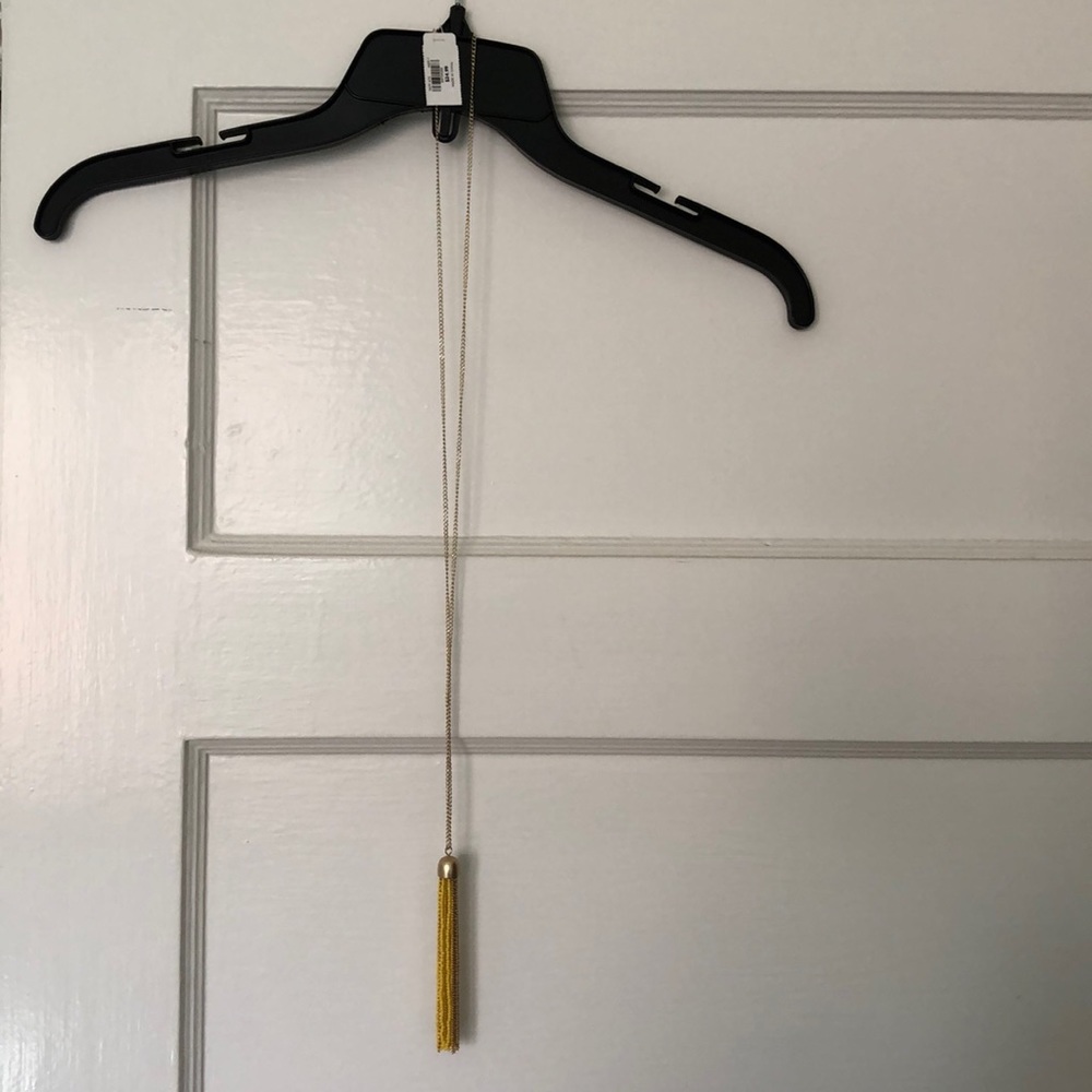 Gold and yellow long necklace